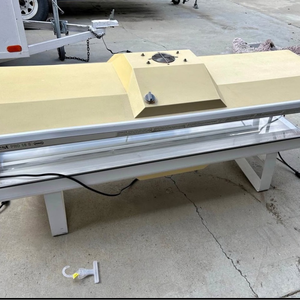 Yellow Tanning Bed
